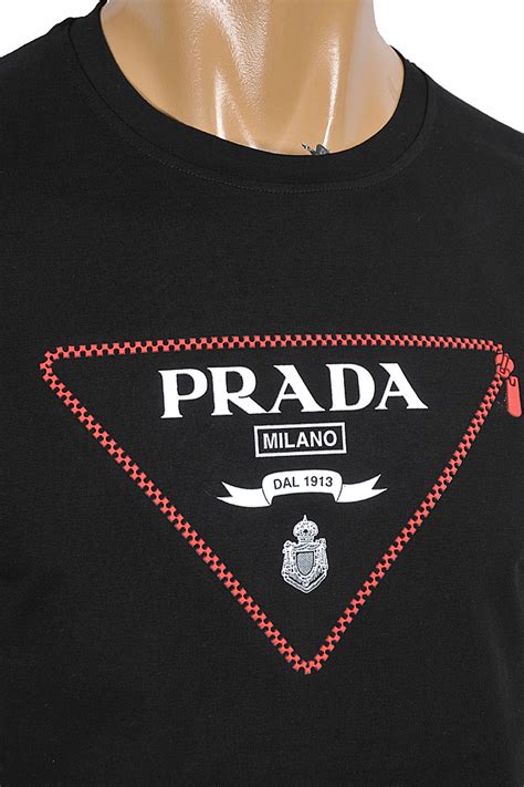 prada milano t-shirt price in india|Prada cettire men's shirt.